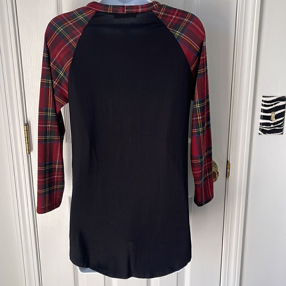 Plaid sleeves shirt - Picture 3 of 3